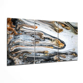 Marbling Colors Glass Wall Art.